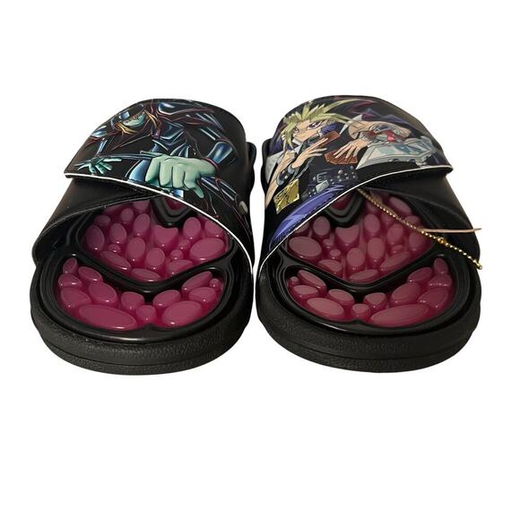 Yu-Gi-Oh! Adidas, Reptossage Slide Dark Magician-HQ4274 Size US 11.5 - NWT - Picture 13 of 14